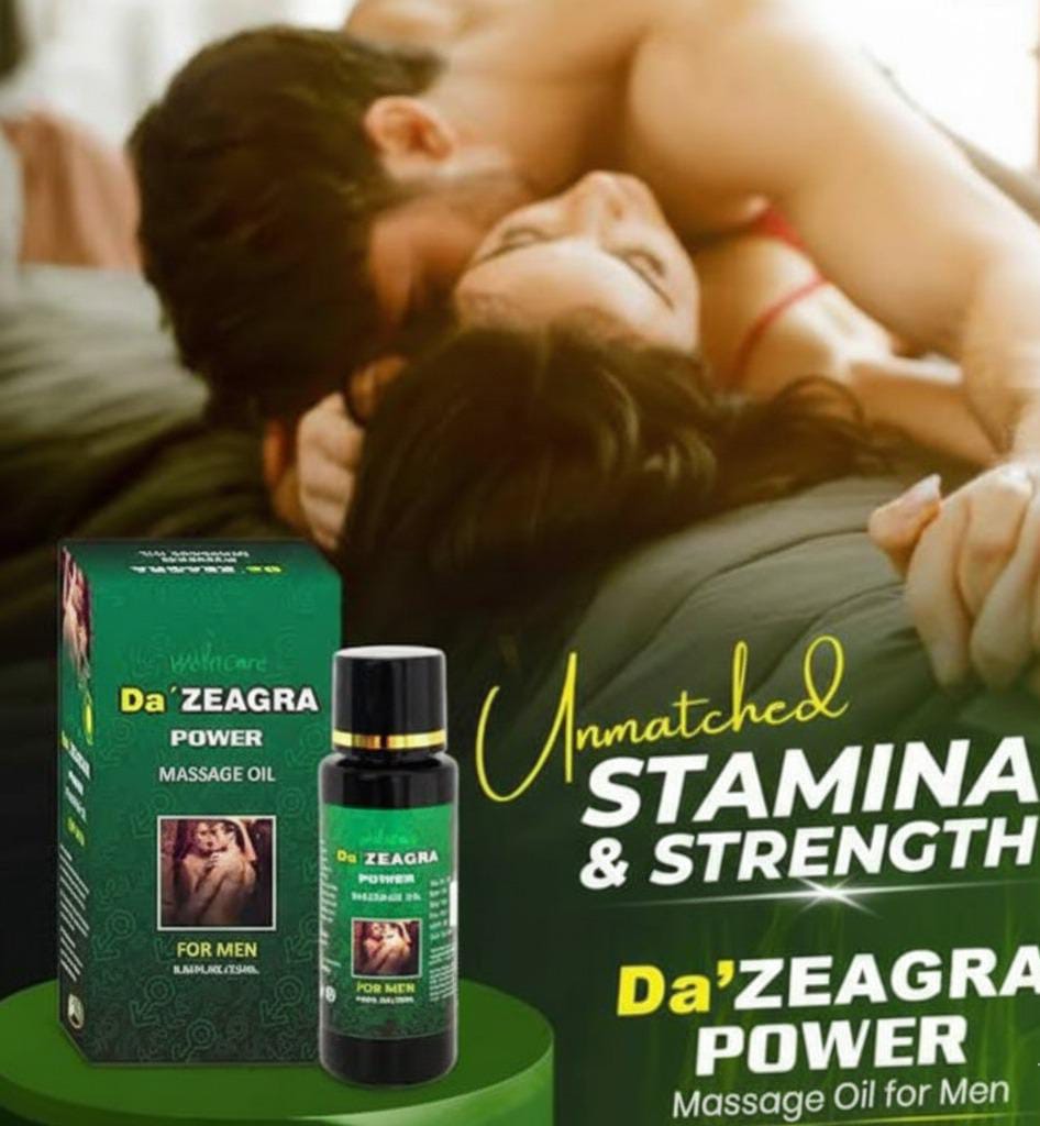 DA ZEAGRA HERBAL POWER MASSAGE OIL - NEW FORMULA